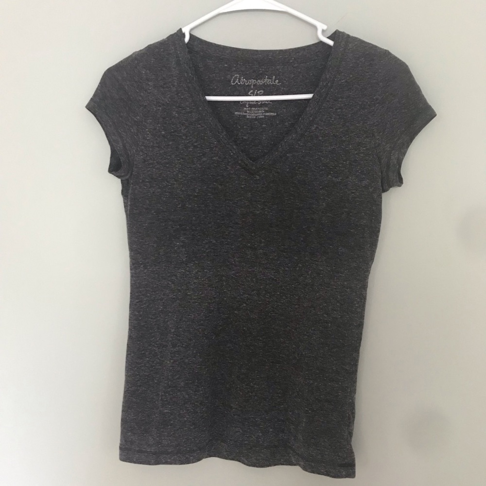 Aeropostale Grey V-Neck